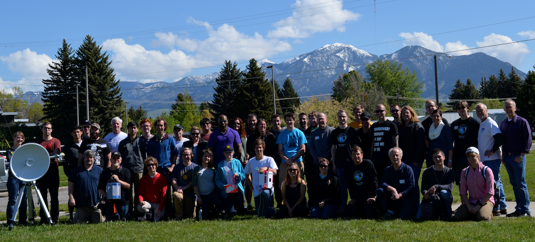 MSU Eclipse Ballooning Project team shot
